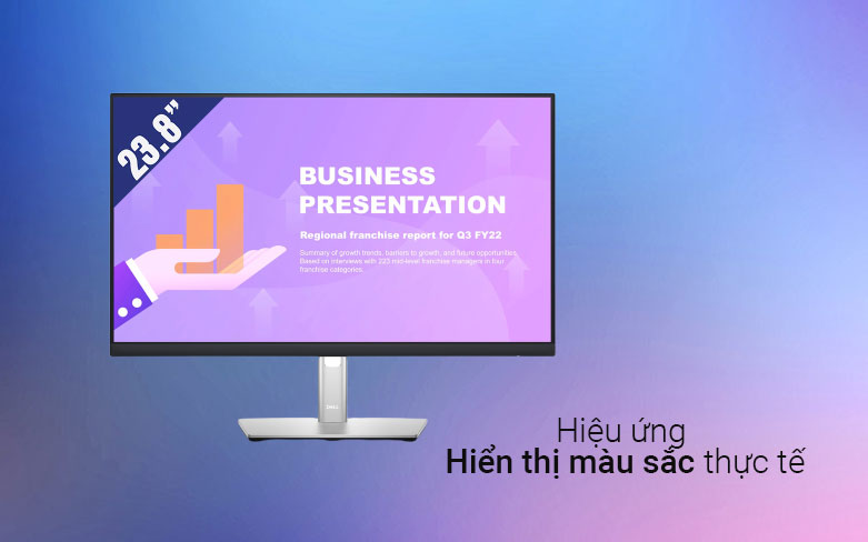 Màn hình LCD Dell 23.8'' P2422HE (1920x1080, IPS, 60Hz, 5ms GtG) | Hiển thị màu sắc thực tế