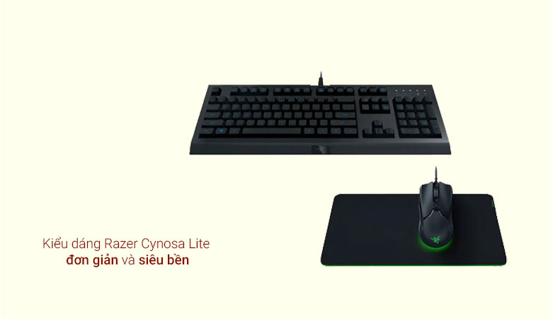 Combo bàn phím & chuột Razer Level Up Bundle | Kiểu dáng đơn giản siêu bền