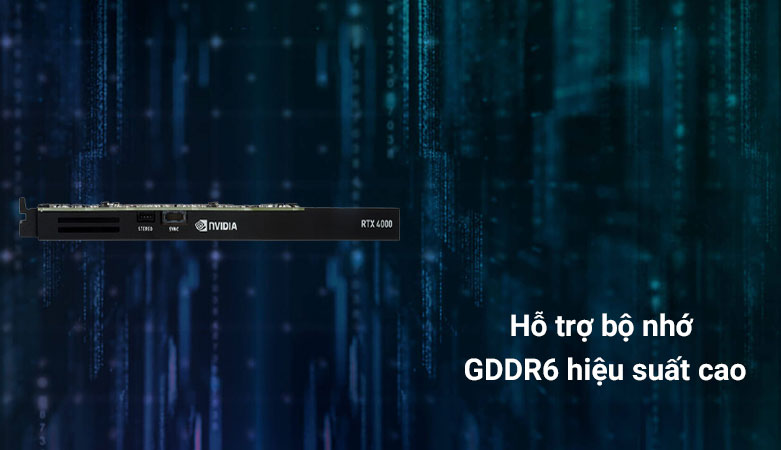 VGA Leadtek NVIDIA Quadro RTX4000 8GB GDDR6 | Bộ nhớ hiệu suất cao