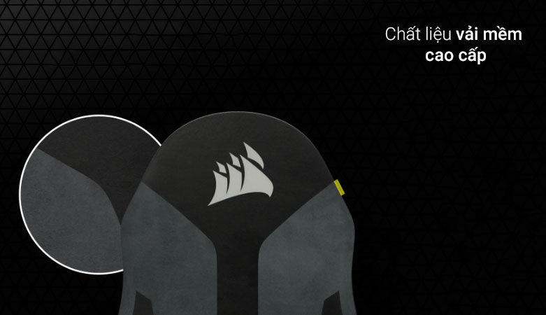 Ghế gaming Corsair TC60 Fabric Grey | Chất liệu vải mềm cao cấp