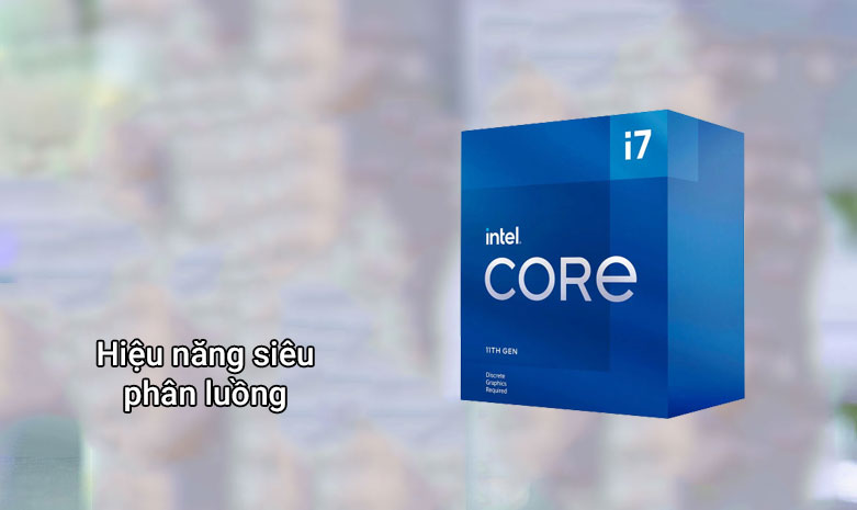 Bộ vi xử lý/ CPU Intel Core i7-11700F 2.50 Up to 4.90GHz, 16M, 8 Cores 16 Threads | Hiệu năng siêu phân luồng