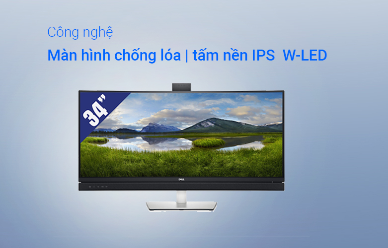 Màn hình LCD Dell 34.14'' C3422WE | Màn hình chống lóa 