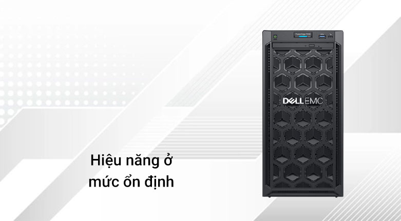 Máy chủ Server Dell PowerEdge T140 (42DEFT140-002) (Intel Xeon E-2224 / 2x8GB / 1TB 7.2K / No OS) | Hiệu năng ở mức ổn định, lưu trữ khá lớn
