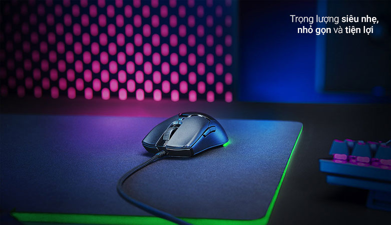 Combo bàn phím & chuột Razer Level Up Bundle | Trọng lượng siêu nhẹ
