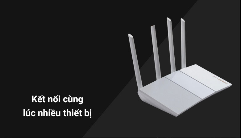 Thiết bị mạng Asus RT-AX55 (trắng) | Kết nối cùng nhiều thiết bị