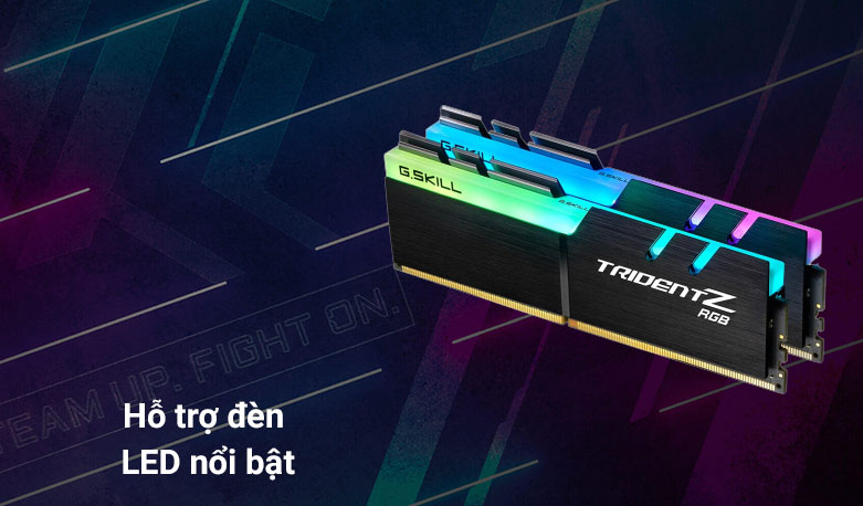 Ram G.Skill Trident Z RGB 32GB | Hỗ trợ đèn led nổi bật