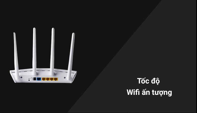 Thiết bị mạng Asus RT-AX55 (trắng) | Tốc độ wifi ấn tượng