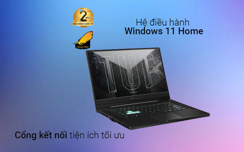 Máy tính xách tay/ Laptop Asus FX516PM-HN002W (i7-11370H) (Xám) | Hệ điều hành Win 11 Home
