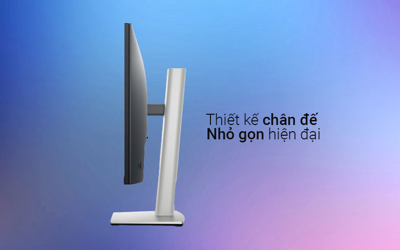 Màn hình LCD Dell 23.8'' P2422HE (1920x1080, IPS, 60Hz, 5ms GtG) | Thiết kế chân đế nhỏ gọn hiện đại