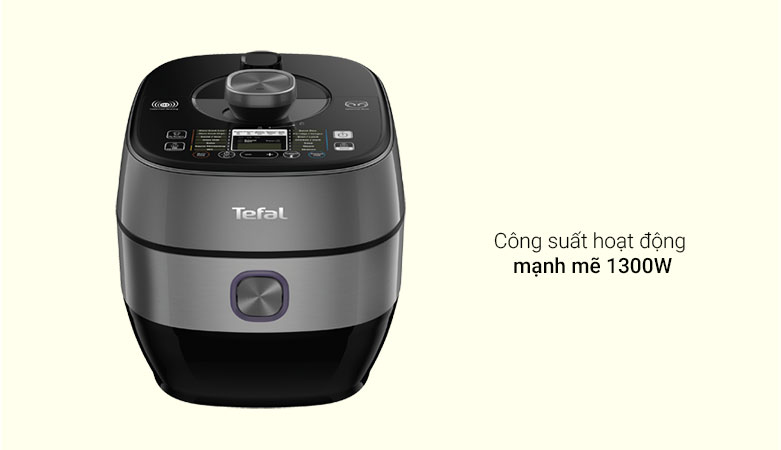 Nồi áp suất điện Tefal Smart Pro CY638868 - 5L, 1000W | Công suất mạnh mẽ