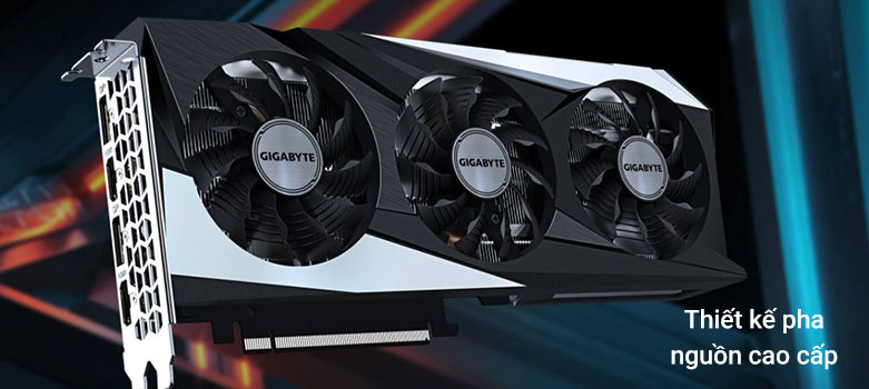 Card màn hình/ VGA Gigabyte GeForce RTX 3060 GAMING OC 12G | Thiết kế pha nguồn cao cấp