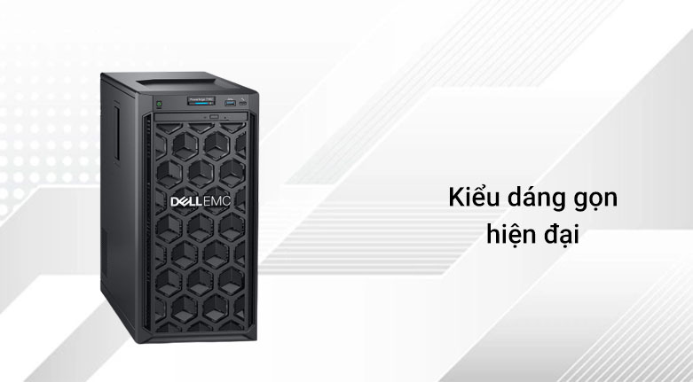 Máy chủ Server Dell PowerEdge T140 (42DEFT140-002) (Intel Xeon E-2224 / 2x8GB / 1TB 7.2K / No OS) | Kiểu dáng gọn hiện đại
