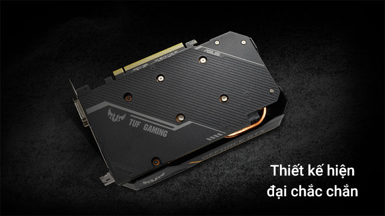 Card màn hình/ VGA ASUS TUF Gaming GeForce® GTX 1660 Ti EVO OC Edition 6GB | Thiết kế hiện đại chắc chắn