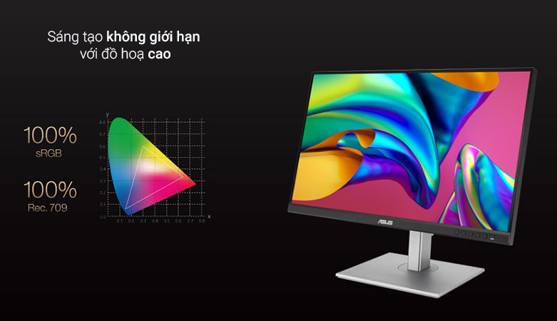 Màn hình LCD ASUS 27'' PA278CV | Sáng tạo không giới hạn với đồ họa cao