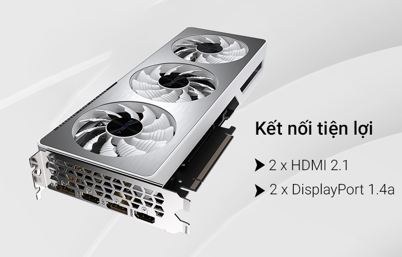 Card màn hình/ VGA Gigabyte GeForce RTX 3060 VISION OC 12G | Kết nối tiện lợi