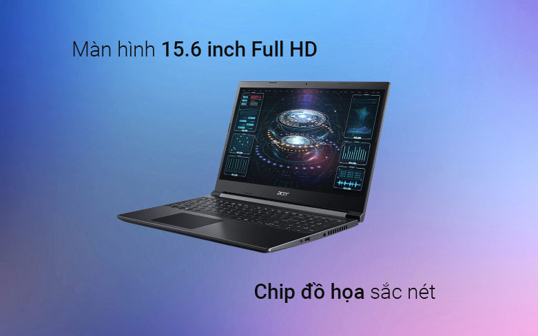 Máy tính xách tay/ Laptop Acer Aspire 7 A715-42G-R4XX| Màn hình Full HD