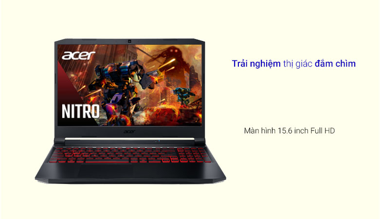 Máy tính xách tay/ Laptop Acer Nitro 5 AN515-57-56S5 | Trải nghiệm thị giác đắm chìm