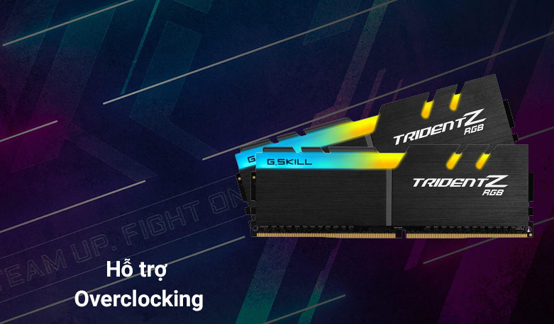 Ram G.Skill Trident Z RGB 32GB | Hỗ trợ overlocking