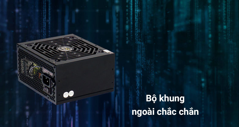 Nguồn máy tính Jetek J400 - 400W | Bộ khung ngoài chắc chắn