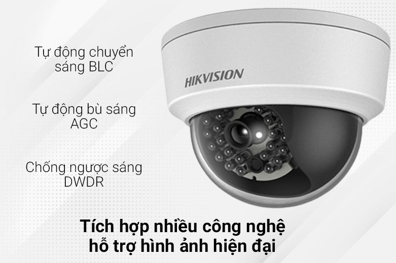 Camera Hikvision DS-2CD1123G0-I | Tích hợp nhiều công nghệ