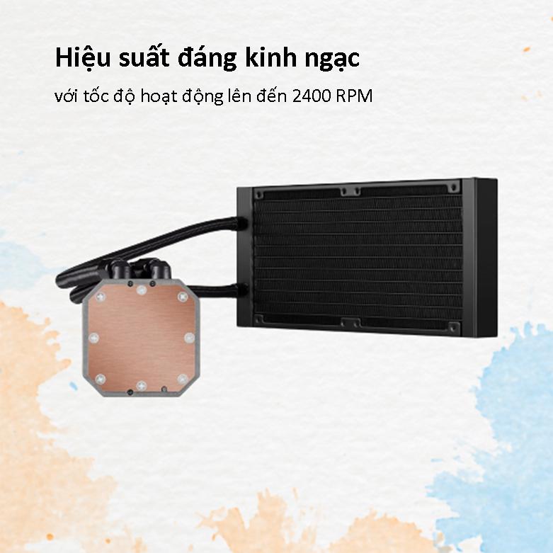 Tản nhiệt nước Corsair H100i ELITE CAPELLIX | Hiệu suất kinh ngạc