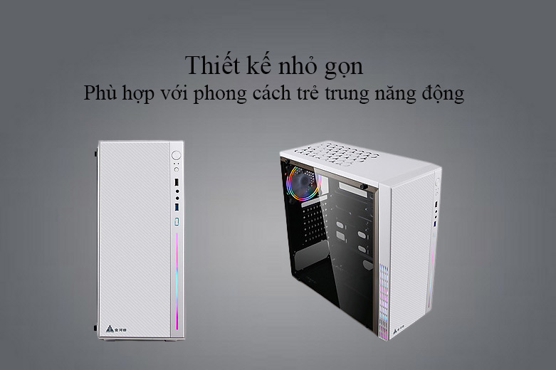 Case Golden Field N27W (1 Fan 120mm LED) | Hỗ trợ quạt tối đa