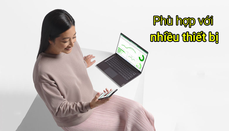 Phần mềm Microsoft 365 Family English APAC EM Subscr 1YR Medialess P8 (6GQ-01555) | Phù hợp với nhiều thiết bị