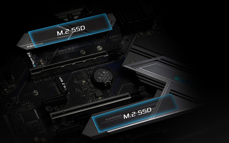 Mainboard Asrock Z490 Extreme4 | Cổng M.2 SSD tốc độ cao