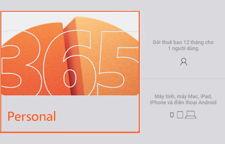 Phần mềm Microsoft 365 Personal English APAC EM Subscr 1YR Medialess P8 (QQ2-01398) | Phần mềm ưu việt cá nhân hóa