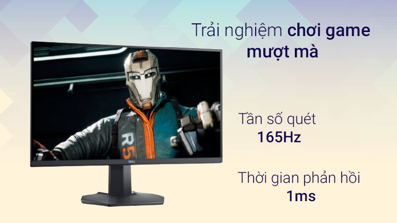 Màn hình LCD Dell 27'' S2721DGF (2560 x 1440, IPS, 165Hz, 1ms, G-Sync) | Trải nghiệm chơi game mượt mà
