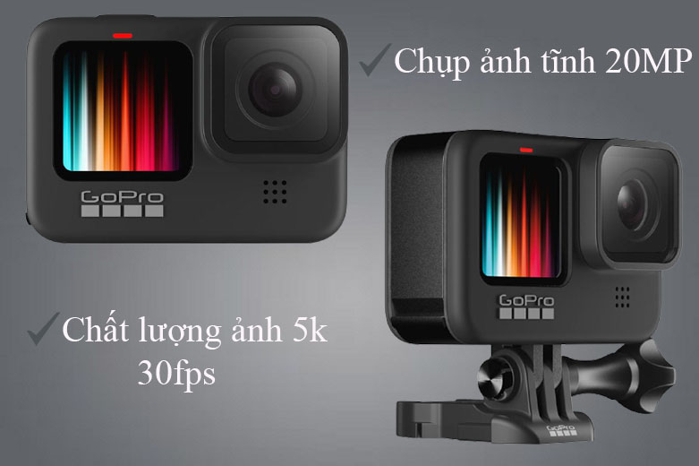 Máy Quay GoPro HERO 9 Black (CHDHX-901-RW) | Quay video lên đến 5K30 (1080p 240)