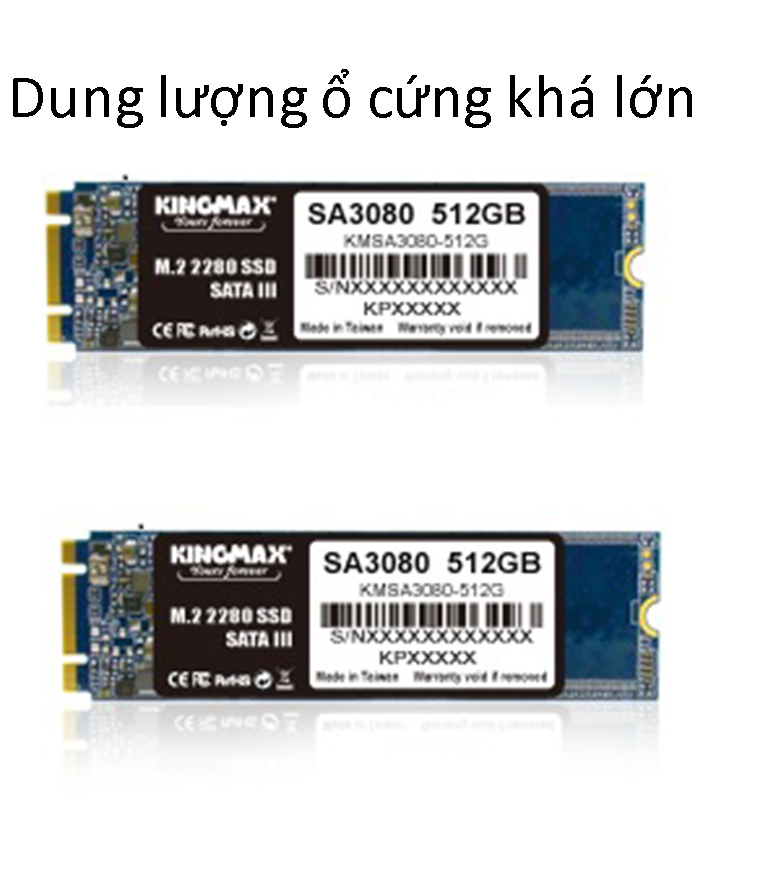 Ổ cứng SSD Kingmax SA3080 M.2 2280 512GB | Tốc độ xử lý cao