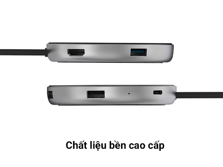 Bộ chia/ Hub/ Sạc không dây JCPAL USB-C Multiport JCP6224 | Chất liệu bền cao cấp 