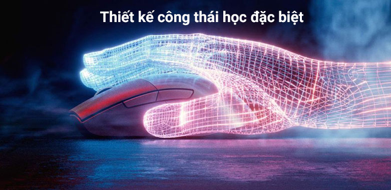 Chuột gaming không dây Asus ROG Keris Wireless (P513) (Đen) | Thiết kế công thái học đăc biệt