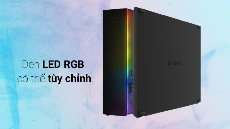 Ổ Cứng di Động HDD Seagate Firecuda Gaming Hub 8TB 3.5" USB3.0 | Đèn Led RGB có thể tùy chỉnh