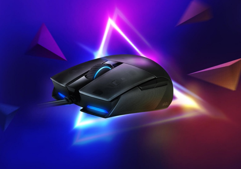 Chuột gaming Asus ROG Strix Impact II (Đen) | Hệ thống vồng xoáy hiện đại