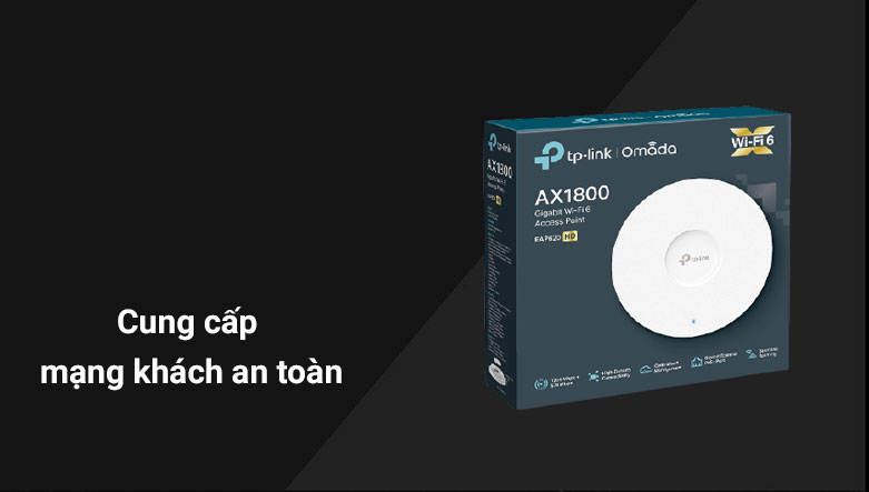 Thiết bị mạng/ Router TPLink EAP620HD | Cung cấp mạng khách an toàn