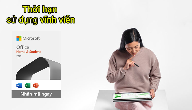 Phần mềm Microsoft Office Home and Student 2021 All Lng APAC EM PK Lic Online DwnLd NR (79G-05337) | Thời hạn sử dụng vĩnh viễn
