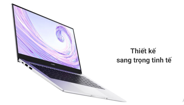 Laptop Huawei Matebook D 14 Nbl-WAP9R (AMD Ryzen 7 3700U) | Thiết kế sang trọng tinh tế