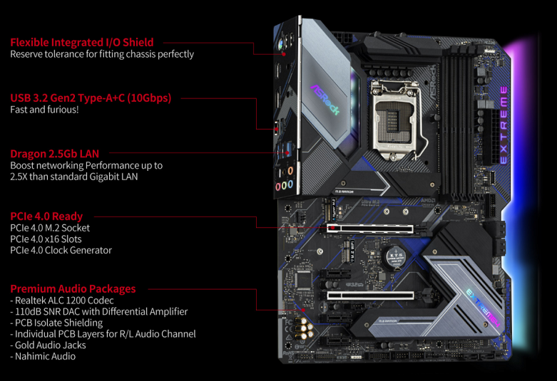 Mainboard Asrock Z490 Extreme4 | Chuẩn Socket 1200