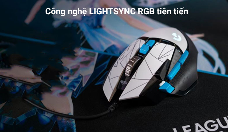 Chuột gaming Logitech G502 Hero K/DA | Công nghệ tiên tiến 