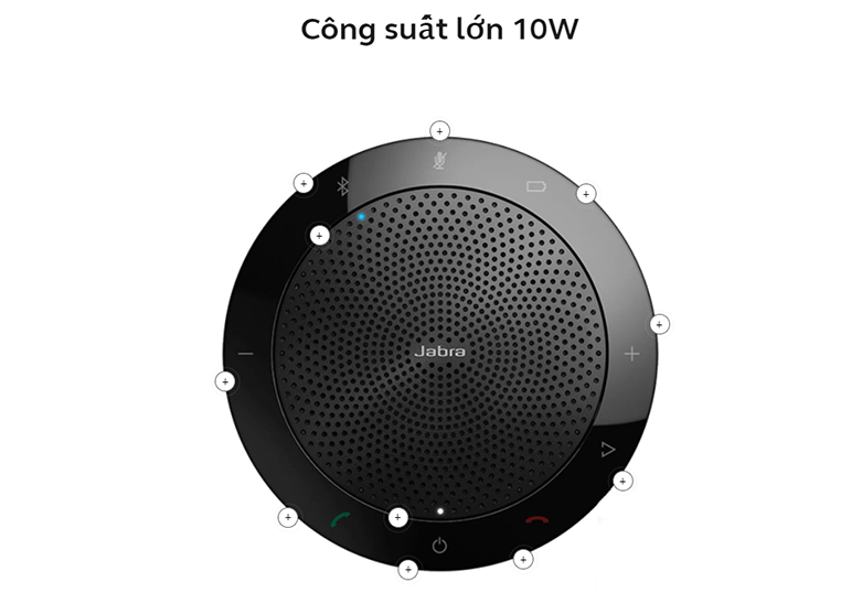 Loa hội nghị Jabra speak 510 MS | Công suất lớn 10W