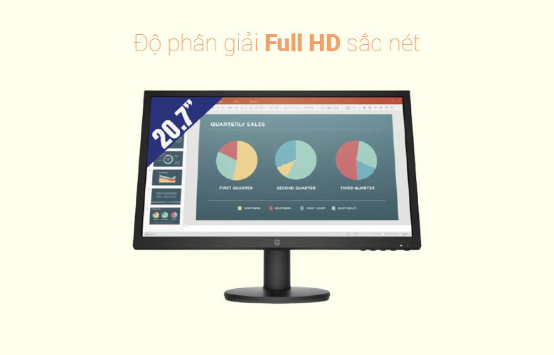Màn hình HP P21v G4 | Nhỏ gọn, tối ưu không gian | Fptshop.com.vn