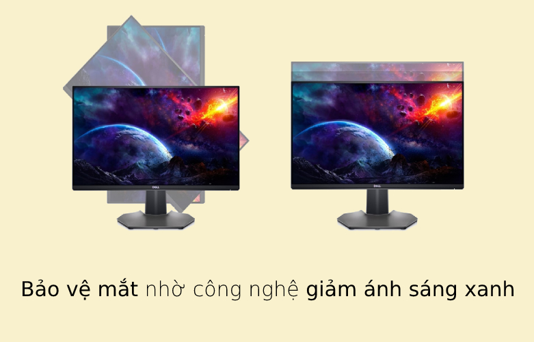 Màn hình LCD Dell 24.5'' S2522HG (1920 x 1080, IPS, 240Hz, 1ms GtG, AMD Freesync) | Bảo vệ mắt nhờ công nghệ giảm ánh sáng xanh