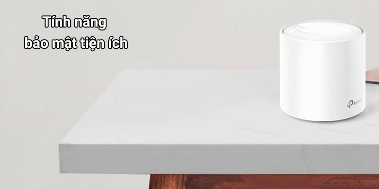 Thiết bị mạng Wifi Mesh 6 TPLink Deco X60 (3-pack) | Tính năng bảo mật tiện ích