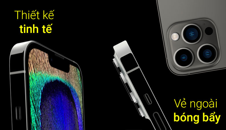 Điện Thoại Di Động iPhone 13 Pro 128GB Graphite (MLV93VN/A) (Graphite) | Thiết kế tinh tế
