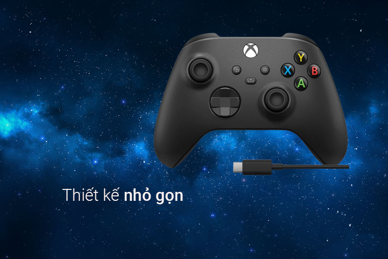 Tay cầm Gamepad không dây Xbox Wireless Controller + USB-C (Đen) | Thiết kế nhỏ gọn