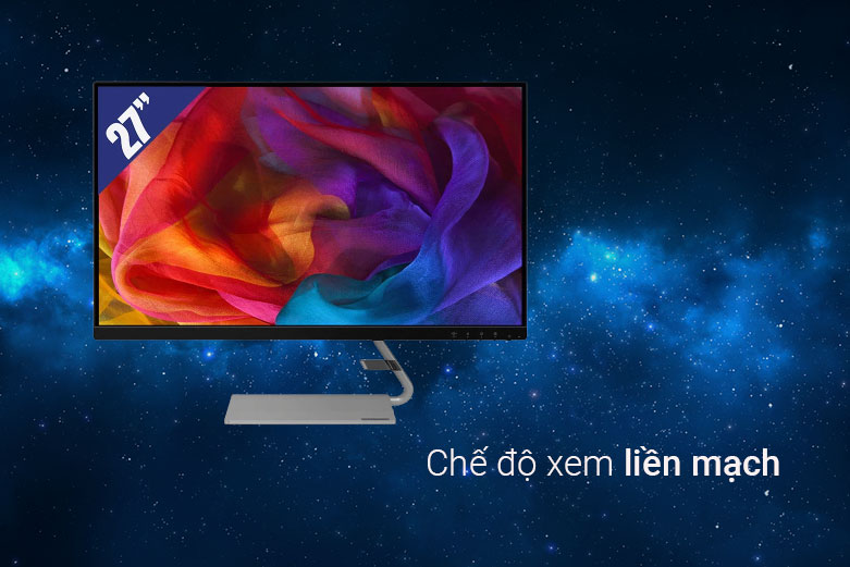 Màn hình LCD Lenovo 27'' Q27q-1L | Chế độ xem liền mạch