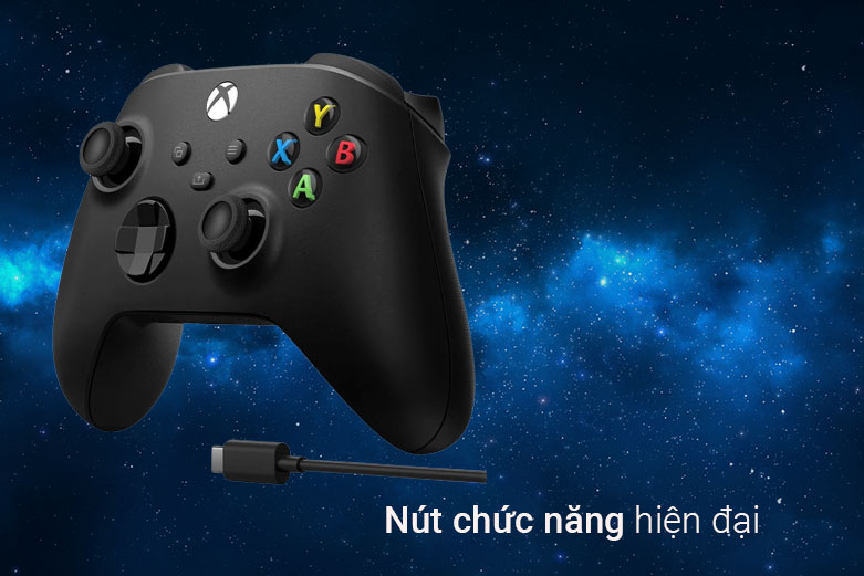 Tay cầm Gamepad không dây Xbox Wireless Controller + USB-C (Đen) | Kết nối nhanh chóng hiện đại