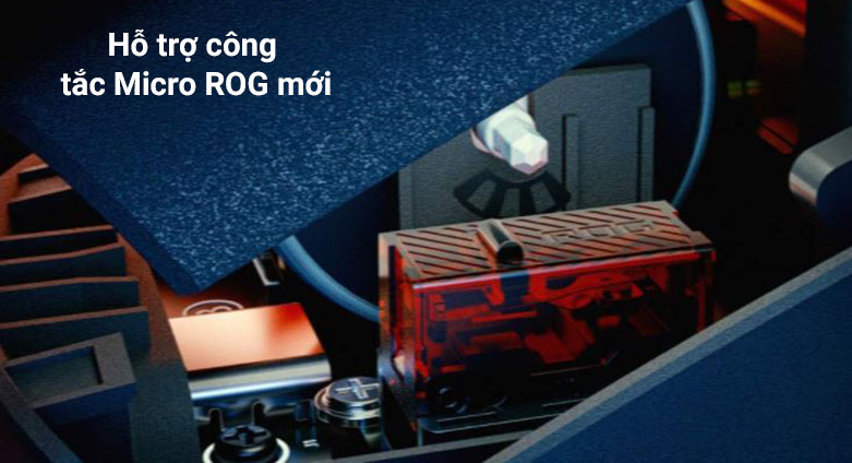 Chuột gaming không dây Asus ROG Keris Wireless (P513) (Đen) | Hỗ trợ công tắc mới